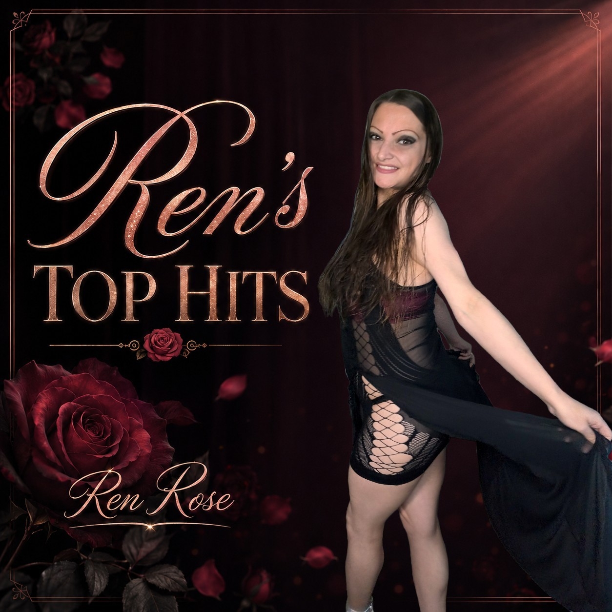 Ren’s Top Hits album cover featuring Ren Rose